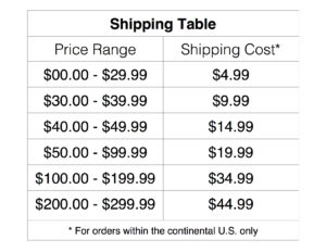 Shipping table Julie Hammer artist