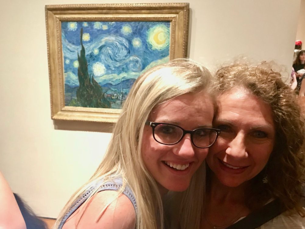 "The Starry Night", by Vincent van Gogh, at the Museum of Modern Art